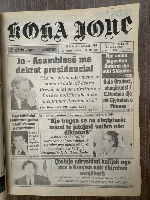 Koha Jonë 1994-09-03
